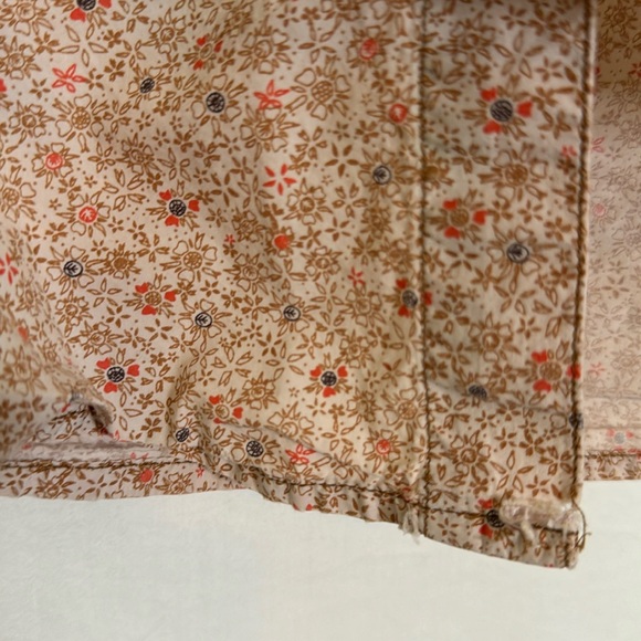 Prana Men’s Size Medium Slim Fit Floral Button Up Down Short Sleeve Shirt - Picture 6 of 14